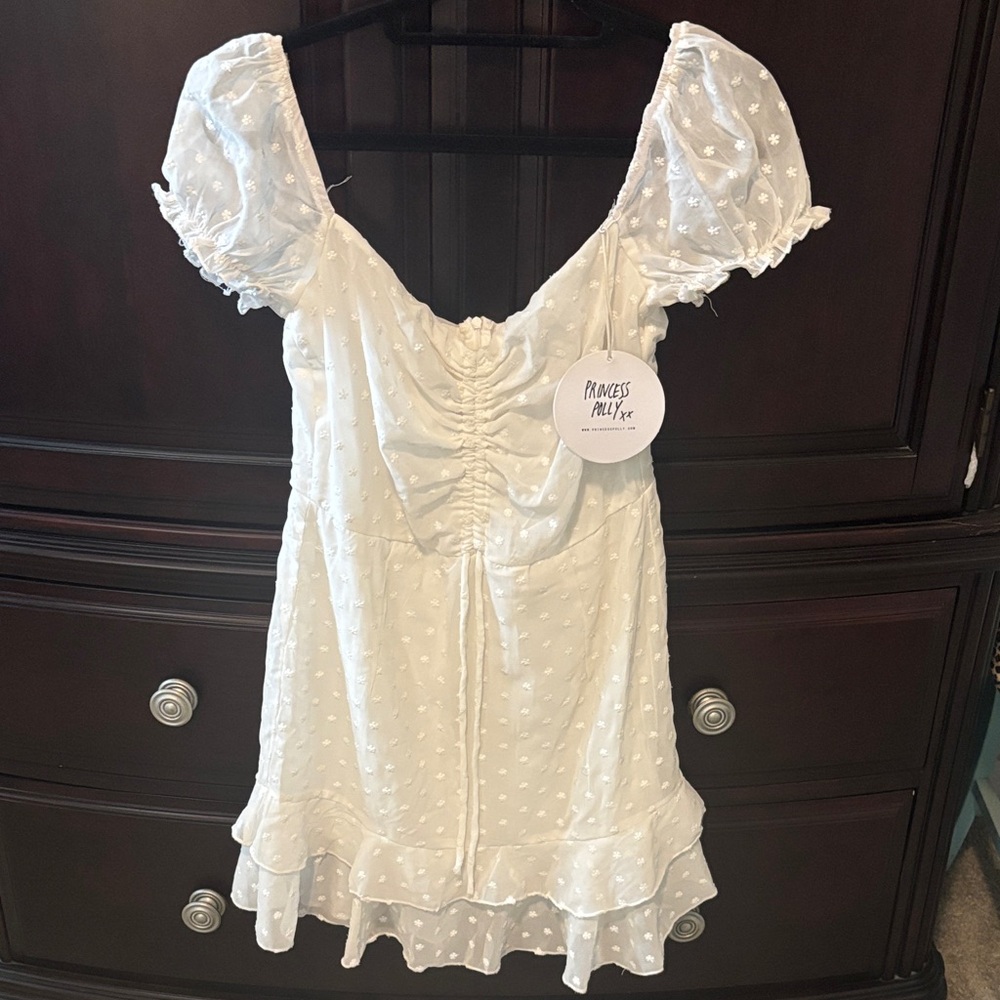 Princess Polly Ivory Zip-Up Top